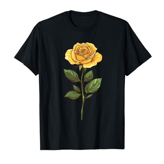 Yellow Rose Graphic T-S1Hirt