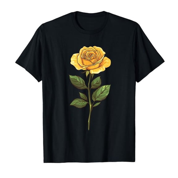 Yellow Rose Graphic T-S1Hirt