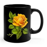 Yellow Rose Mug, 11oz