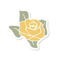 thumbnail image 1 of Yellow Rose Sticker, 1 of 2