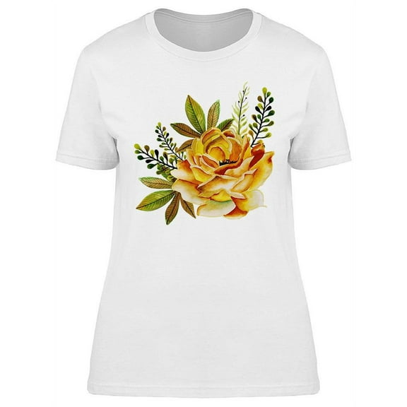 Yellow Rose T-Shirt Women -Image by Shutterstock, Female Large
