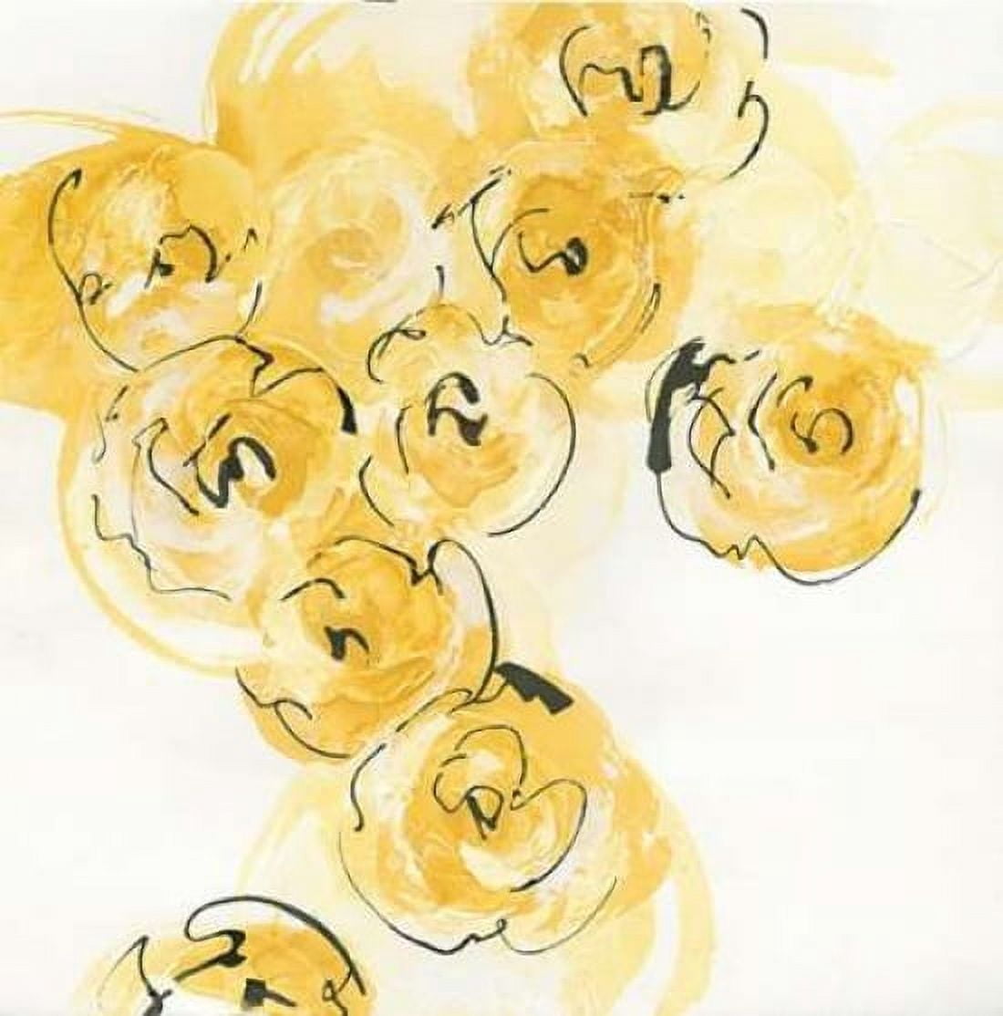 Yellow Roses Anew I v2 Canvas Art - Chris Paschke (24 x 24)