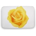 thumbnail image 1 of Yellow Roses Blooming Isolated Non-Slip Bath Mats, Machine Washable Bath Rugs Floor Mat for Bathroom, Kitchen, Home Decor Carpet 18"x30", 1 of 5
