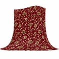 thumbnail image 1 of Yellow Roses Flannel Blanket for Bed,Travel and Camping, Christmas Xmas Super Soft Cozy Blanket for All Seasons 50"x60", 1 of 6