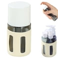 thumbnail image 1 of Yellow Round Refill Bottle Set, 4 in 1 Travel Dispanser, Leak Proof Portable Bottles for Toiletries, High Quality for Summer Vacation or Outdoor Adventures, 1 of 9