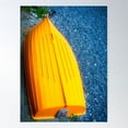 thumbnail image 1 of Yellow Row Boat Poster Wall Art, Modern Wall Decor For Living Room Bedroom, 16x24 UNFRAMED, 1 of 3