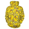 thumbnail image 1 of Yellow Rubber Duckies Pattern Men's Women New Sweatshirt Hoodie Men's Plus Size Sweatshirt Hooded Sweatshirt 3d Printed Street Men's Cloth, 1 of 6