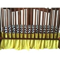 thumbnail image 1 of Yellow Ruffle Crib Skirt for Baby Girl Bedding Nursery Decor, 1 of 4