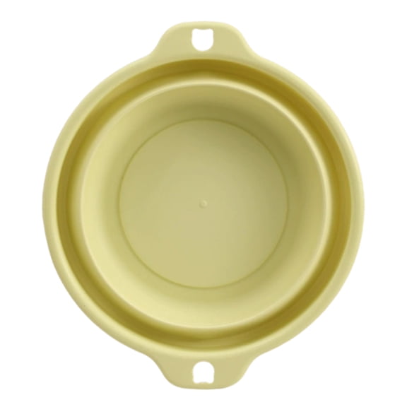 Yellow S Small Yellow Travel Basin That Collapses To Slim Thickness Ideal For Packing In Suitcases For On The Go Use