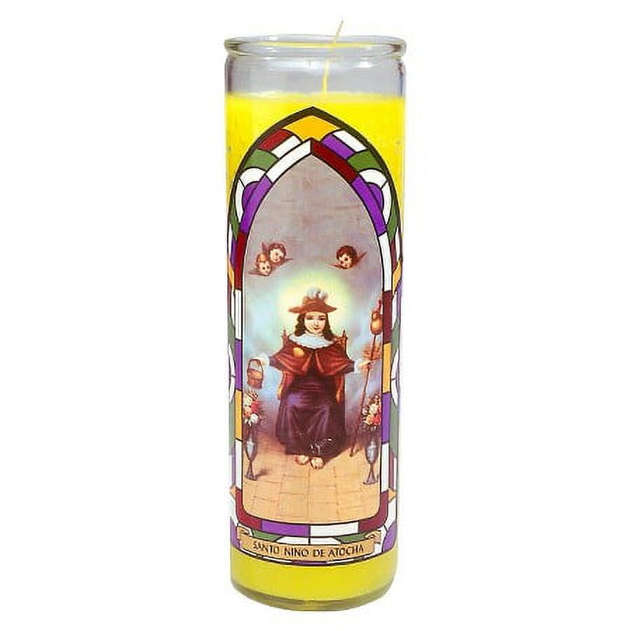 Yellow Santo Nino De Atocha Candle