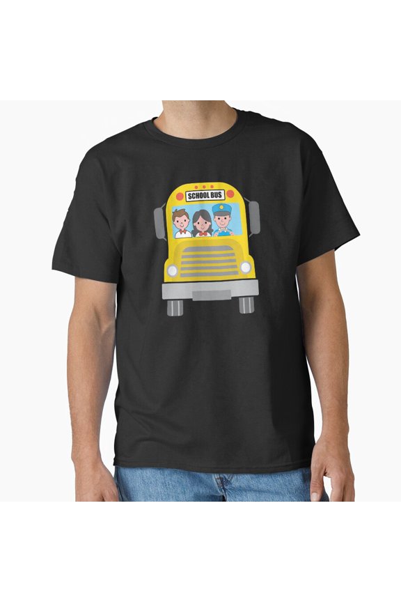 Yellow School Bus Driver Life Occupation Career Pride T-Shirt