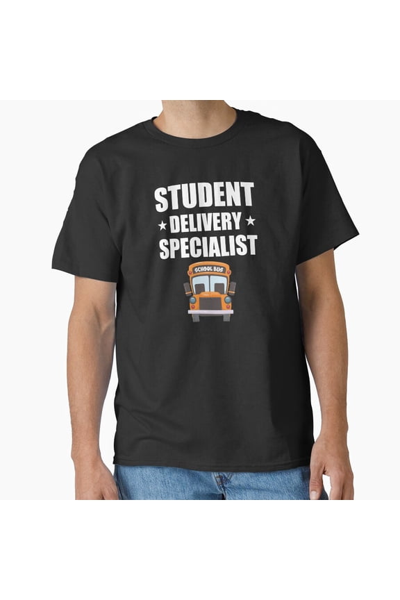 Yellow School Bus Driver Student Delivery Specialist Transit T-Shirt