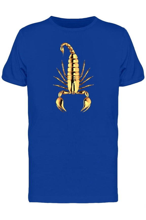 Yellow Scorpion Graphic  T-Shirt Men -Image by Shutterstock, Male Medium