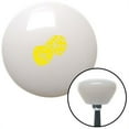 thumbnail image 1 of Yellow Set of Dice White Retro Shift Knob with M16 x 1.5 Insert Shifter Auto Manual Brody, 1 of 1