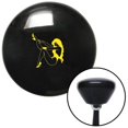 thumbnail image 1 of Yellow Sexy Girl Detailed Silhouette Black Retro Shift Knob with M16 x 1.5 Insert, 1 of 1