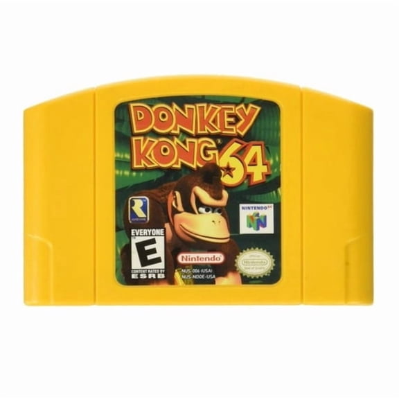Yellow Shell Donkey Kong 64 N64 Game(US Version)
