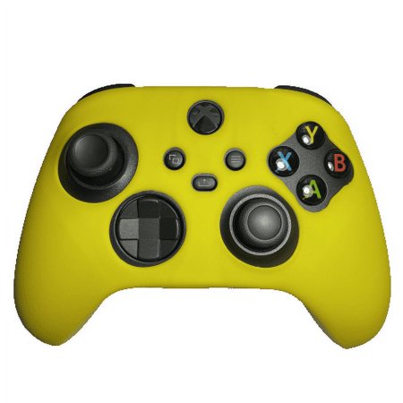 Yellow Silicone Gaming Grip For Xbox Series X S Controllers