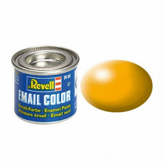 Yellow Silk Enamel Paint 14ml (.47oz) Tinlet Revell