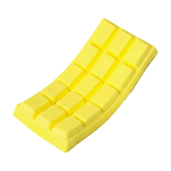 Yellow Simulated Chocolate Bar Squishy Toy with Slow Rising Foam, Single Piece, for Kids and Adults, Sensory Relaxation Squeeze Toy