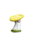 thumbnail image 1 of Yellow Single Mushroom Stool Over Sized Statue, 1 of 7