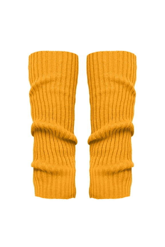 Yellow Socks 1Pair Fashion Ladies and Girls Fashion Leg Warmers Fit for Sport