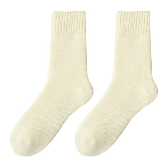 Yellow Socks Thermal Socks for Men and Women Heated Winter Boot Socks Insulated for Cold Weather Warm Fuzzy Socks Gifts for Women
