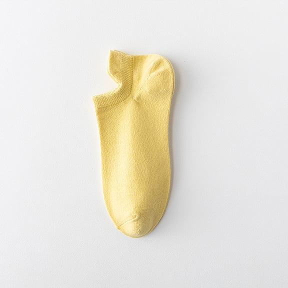 Yellow Socks Women's Color Matching Multi Color Breathable Plush and Thick Insulation Socks