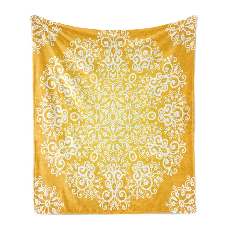 Walmart yellow throw blanket hot sale