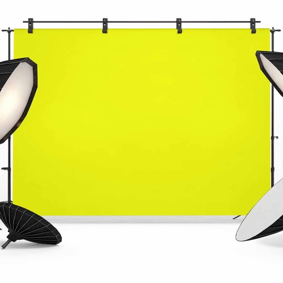 Yellow Soild Backdrop for Photography, Color Photo Backdrop Portrait Background Party Banner Photo Backgrounds for Studio Booth Props, 7x5ft