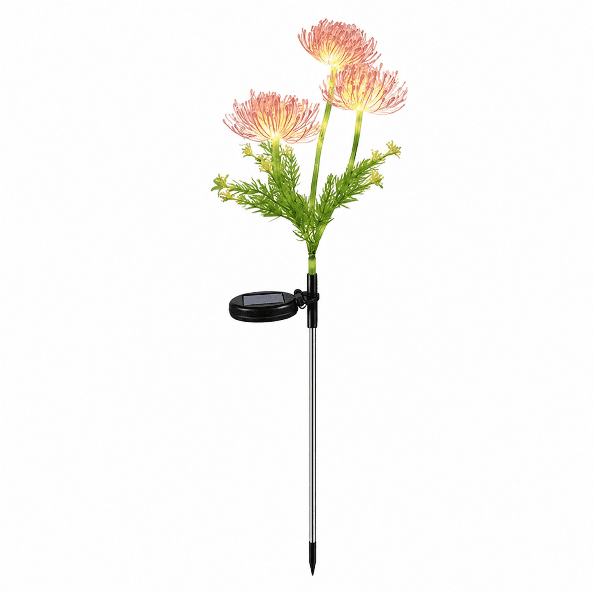 Yellow Solar Lantern With Glowing Flowers And Stems, Upgraded Solar Panels, Solar Lantern For Outdoor Garden Decoration, Courtyard Decoration, And Mother's Gift
