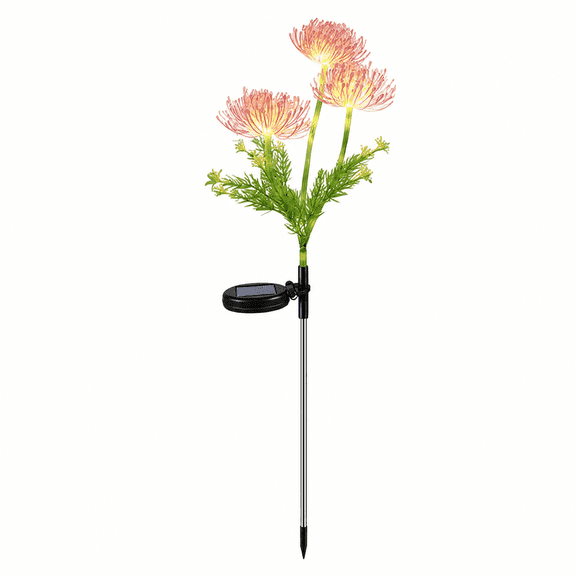 Yellow Solar Lantern With Glowing Flowers And Stems, Upgraded Solar Panels, Solar Lantern For Outdoor Garden Decoration, Courtyard Decoration, And Mother's Gift