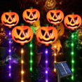 thumbnail image 1 of Yellow Solar Powered Pumpkin Stake Light Waterproof LED Landscape Lamp For Yard Garden Walkway Halloween Fall Decor, 1 of 1