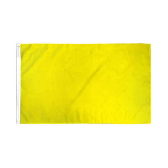 Yellow Solid Color Flag 2x3ft Poly