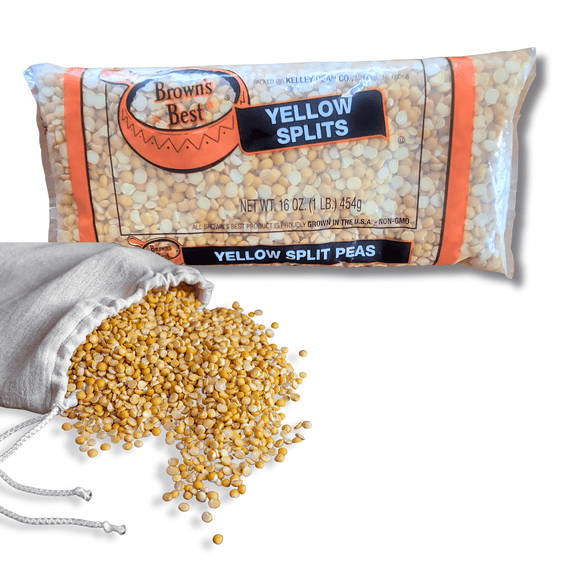 Yellow Split Peas 12 Ct. - 1 LB. Bags