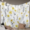 thumbnail image 1 of Yellow Spring Floral Large Tapestry for Bedroom Wall Hanging Tapestry,Flowers Botanical Elegant Pastoral Ceiling Backdrop Tapestries Poster Blanket Wall Decor for Teens Room Living Room 100" x 59", 1 of 8