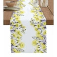 thumbnail image 1 of Yellow Spring Floral Table Runner Watercolor Summer Botanical Elegant Tablerunners 13 x 60 Inch, Table Decorations Tabletop Scarf for Summer Gathering Holiday Farmhouse Kitchen Dining Decor, 1 of 6