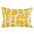 thumbnail image 1 of Yellow Stained Glass Throw Pillow Cover 12 x 20 Inch Decorative Pillow Cover Color Block Abstract Art Lumbar Pillowcase Seasonal Rectangle Cushion Case for Couch Sofa Bed Living Room, 1 of 7