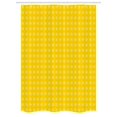 thumbnail image 1 of Yellow Stall Shower Curtain, Hippie Flower Children's 70s Retro Themed Pattern Floral Daisy Design Artprint, Fabric Bathroom Set with Hooks, 54W X 78L Inches, Yellow and White, by Ambesonne, 1 of 1