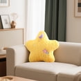 thumbnail image 1 of Yellow Star Plush Toy, Soft Stuffed Doll With Moon & Star Decorations, For Kids, Bedroom Decor, Playtime, Gift Giving, 1 of 5