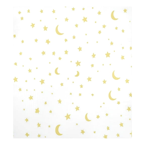 Yellow Stars and Moons Magnetic Dishwasher Decal 23''x26'' Easy to Clean Single Sided Print