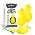 thumbnail image 1 of Yellow Sticky Fruit Fly and Gnat Traps — 25 Pack | Fly Paper and House Plant Trap for Fruit Flies, Fungus Gnats, and Other Flying Insects, 1 of 8