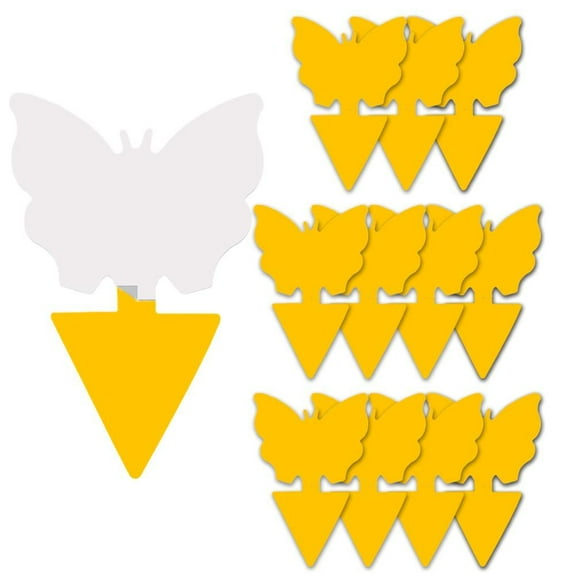 Yellow Sticky Trap - Effective for Fruit Flies and Other Flying Insects, Safe & Non-Toxic, Long Lasting Adhesive, Easy to Use for Garden or Home