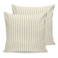 thumbnail image 1 of Yellow Striped Pillow Covers 24x24 Set of 2, Modern Boho Vertical Stripes Throw Pillow Covers Decorative Couch Cushion Cover, Microfiber Soft Square Pillowcases for Bedroom Living Room Sofa, 1 of 9