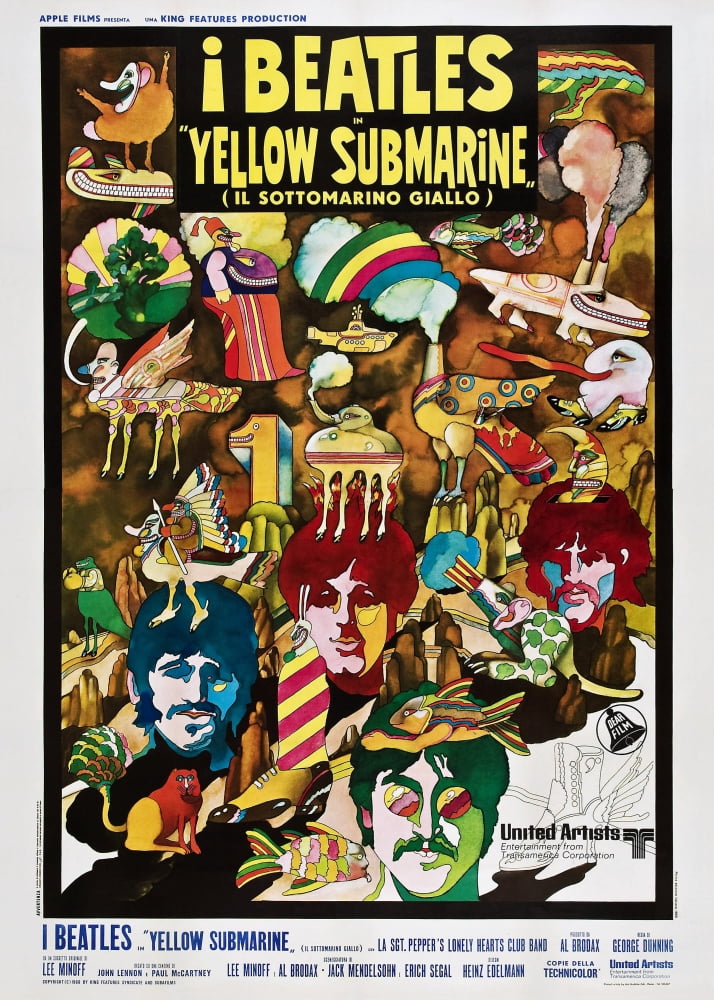 Yellow Submarine Canvas Art - (24 x 36)