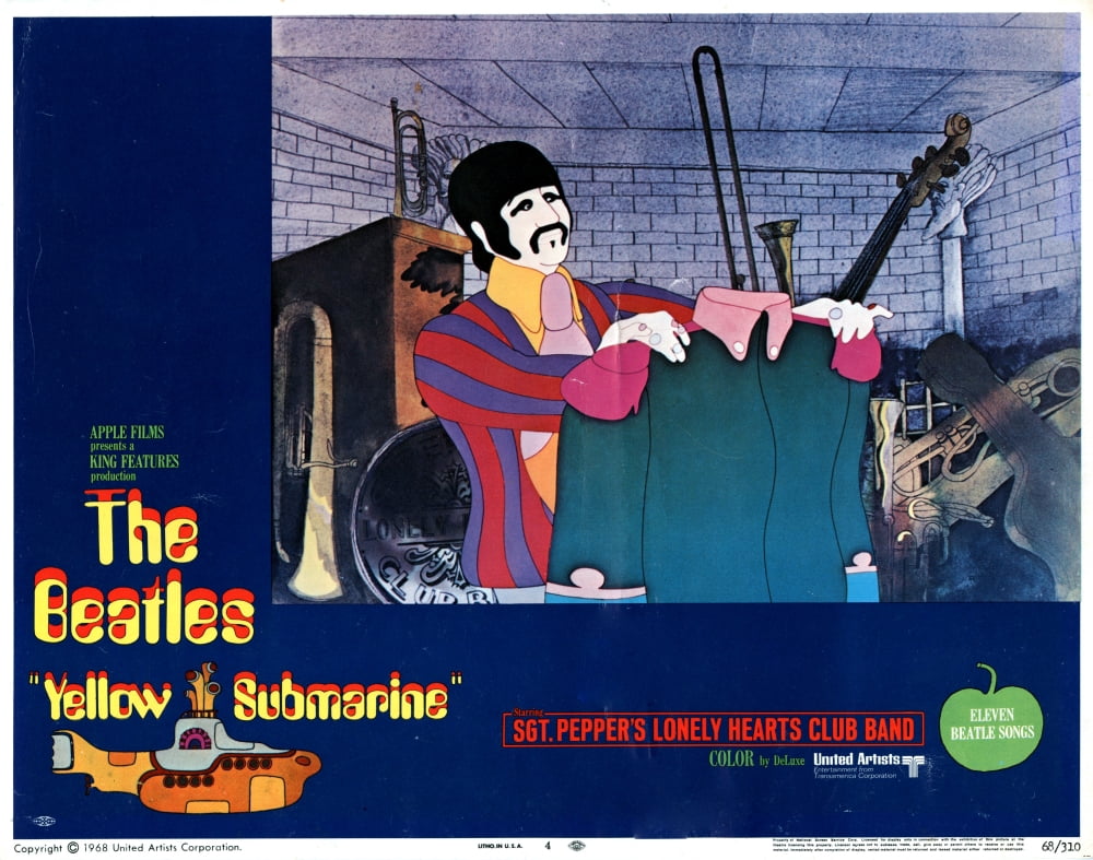 Yellow Submarine Canvas Art - (28 x 22)