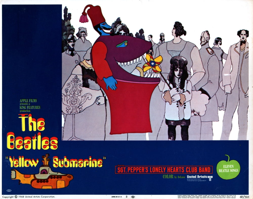 Yellow Submarine Canvas Art - (28 x 22)