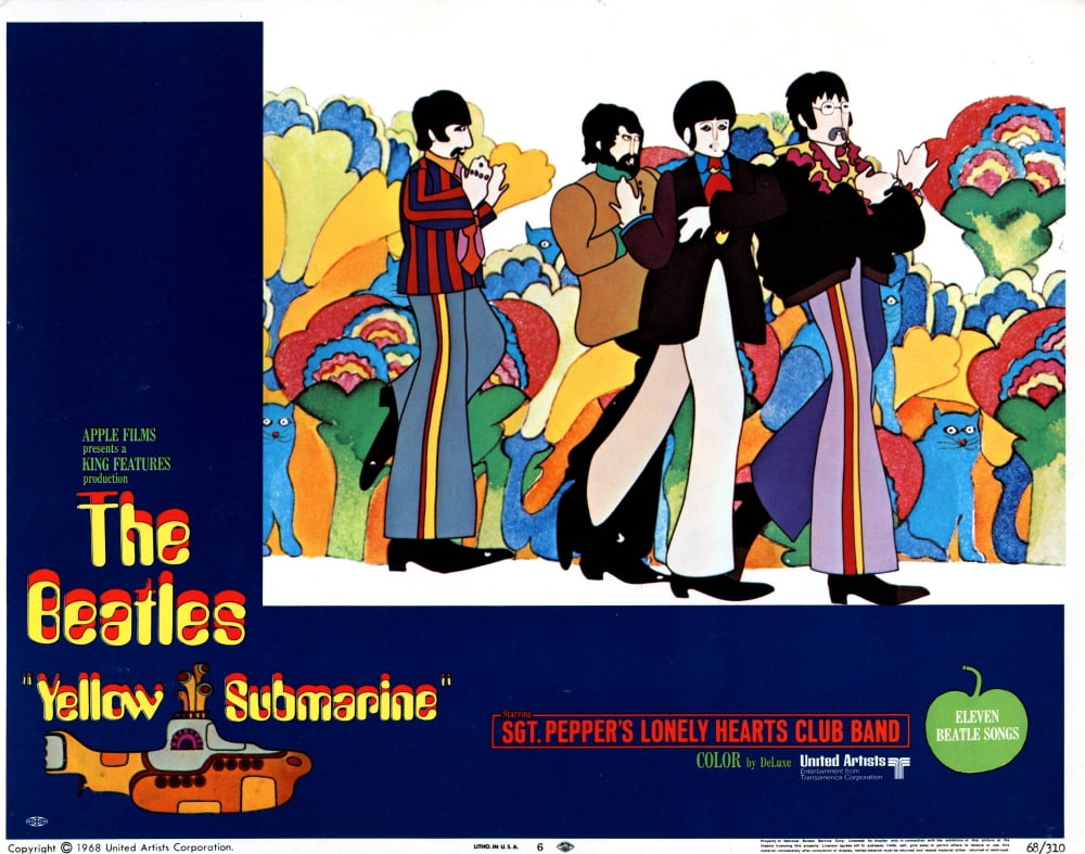 Yellow Submarine Canvas Art - (28 x 22)