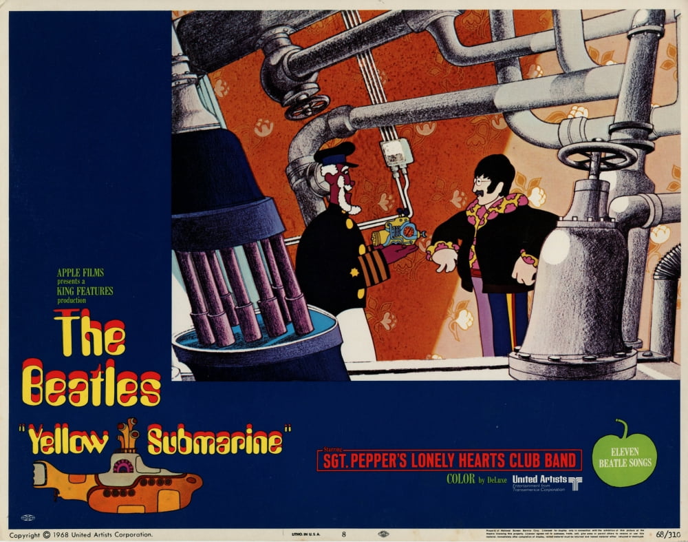 Yellow Submarine Canvas Art - (28 x 22)