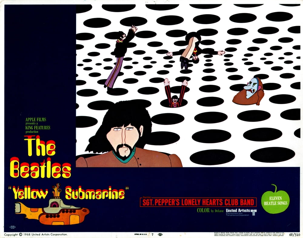 Yellow Submarine Canvas Art - (28 x 22)