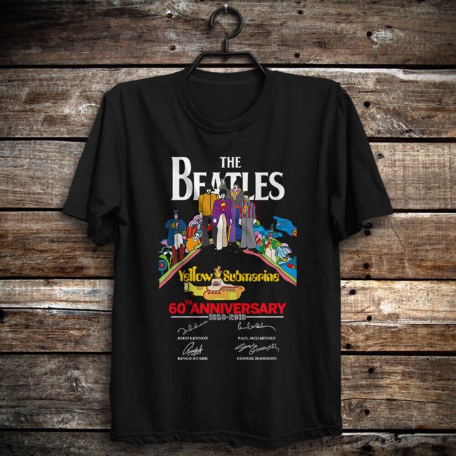 Yellow Submarine Songtrack 60th Anniversary Retro TShirt The Beatles